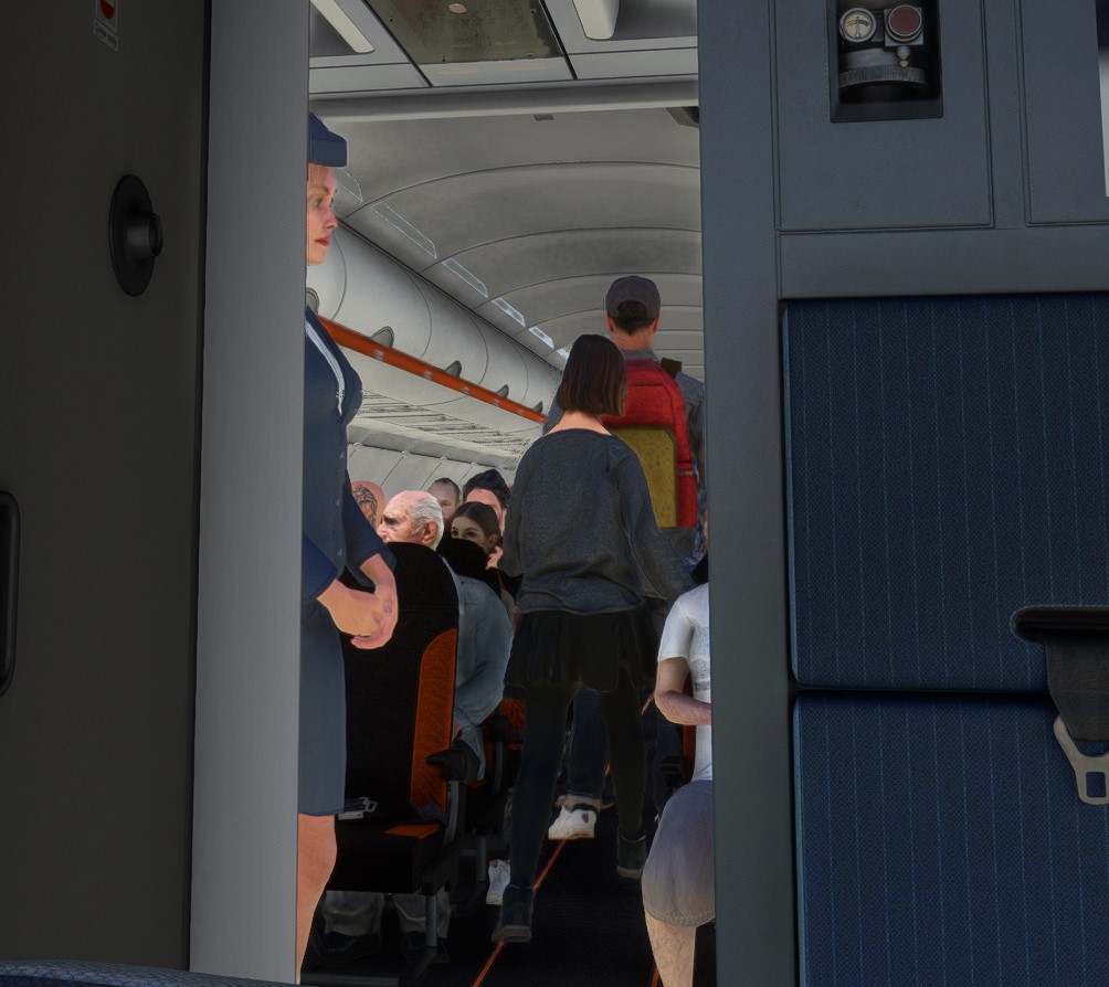 GSX V3 Cabin Crew Incorrect Uniform for EasyJet